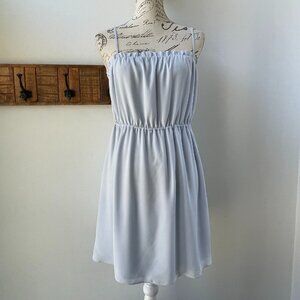 Aritzia Sunday Best baby blue spaghetti strap long top size L